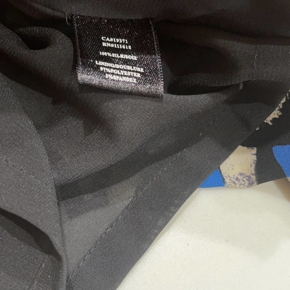 Robert Rodriguez Asymmetric Sleeve faux wrap dress SZ 8 - Picture 7 of 8